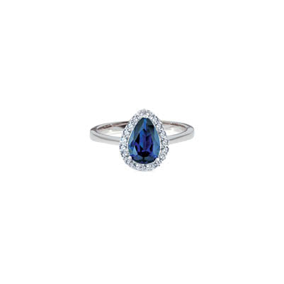 Sapphire CZ with Pave, Ring | 
Style: 411070004049