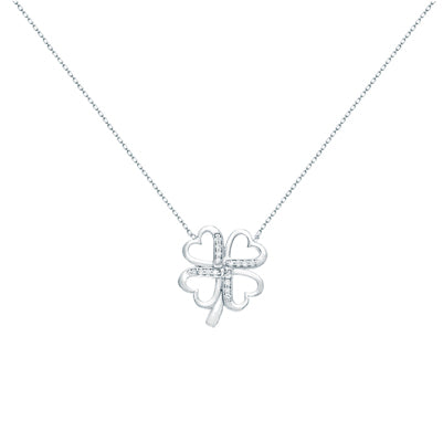 4 Leaf Clover w/Pave Necklace | 
Style: 413021199534