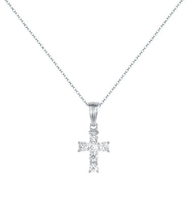 Diamondess CZ Cross Necklace | 
Style: 433021346999