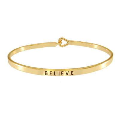 "BELIEVE" Bangle | 
Style: 411032186331