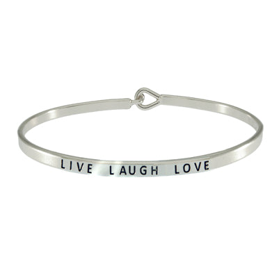 "LIVE LAUGH LOVE" Bangle | 
Style: 411032182294