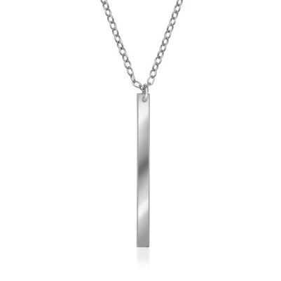Sterling Silver Bar Drop Necklace | 
Style: 413021529400