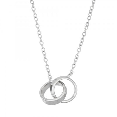 Sterling Silver Interlocking Circles Necklace | 
Style: 413021536608