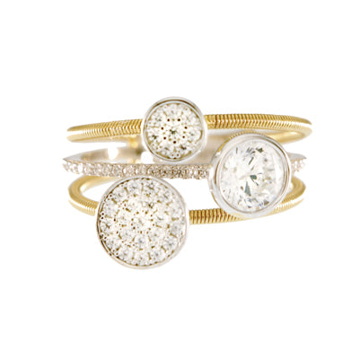 Diamondess Bezel CZ/Pave Ring | 
Style: 444071367000