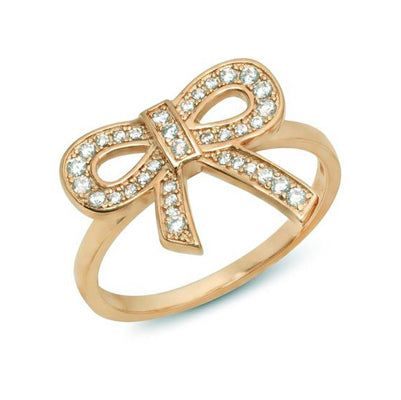 Diamondess Pave Bow Ring | 
Style: 444071368000