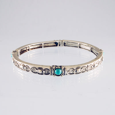 Stackable Turquoise Stretch Bracelet | 
Style: 411032223025