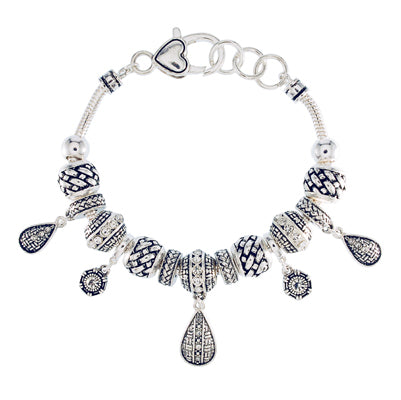 Silvertone Charm Bracelet | 
Style: 411032270400