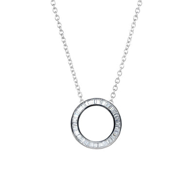 Diamondess Baguette CZ necklace | 
Style: 444021330377