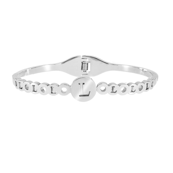 Initial L Stainless Bangle | 
Style: 411032511464