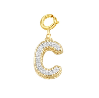 "C" Pave Charm | 
Style: 411130022247