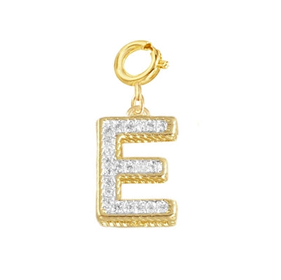 "E" Pave Charm | 
Style: 411130024261