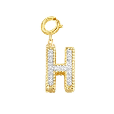 "H" Pave Charm | 
Style: 411130026285