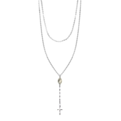 Sterling Rosary Necklace | 
Style: 413024076856