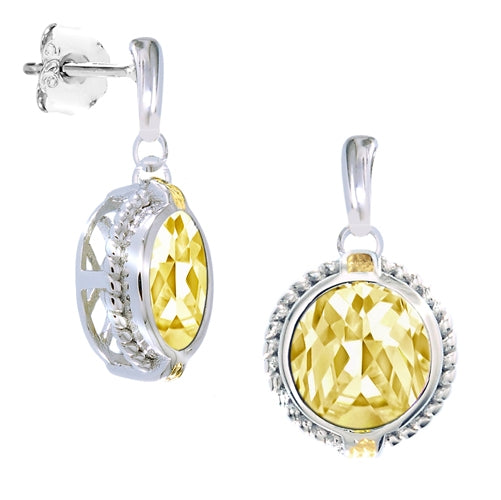 Sterling Silver CZ Drop Earring | 
Style: 413064111201