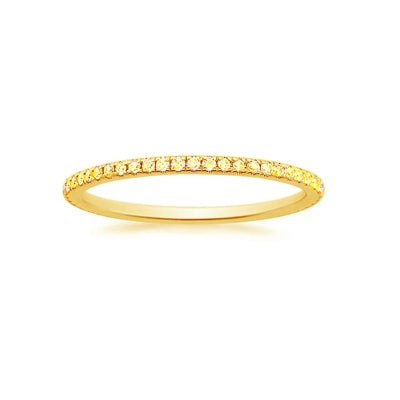 Goldtone Canary Crystal Ring | 
Style: 429040078235