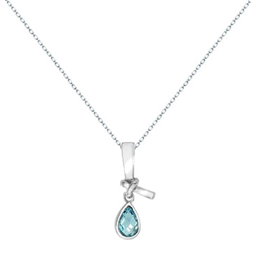Diamondess Aqua CZ Necklace | 
Style: 444023321275