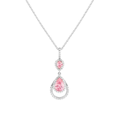 Diamondess Pink CZ Necklace | 
Style: 444023325312