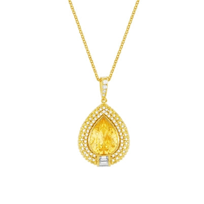 Diamondess Canary CZ Necklace | 
Style: 444023332381