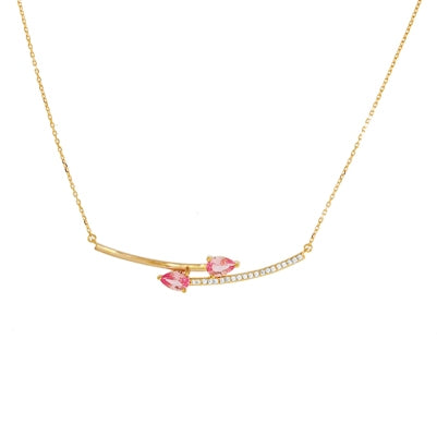 Diamondess Pink CZ Necklace | 
Style: 444023346534