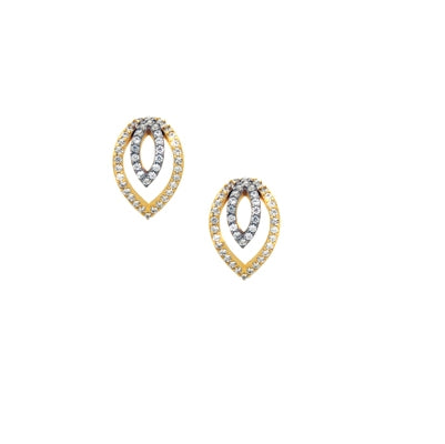 Diamondess 2-Tone Earrings | 
Style: 444063452737