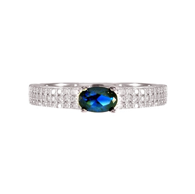 Diamondess Sapphire CZ Ring | 
Style: 444073403000