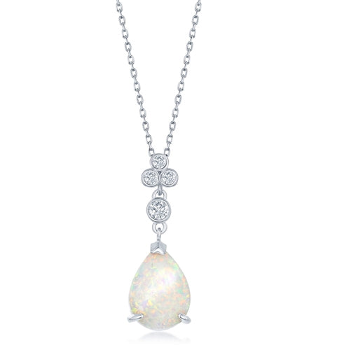 Sterling White Opal Necklace | 
Style: 446022962645