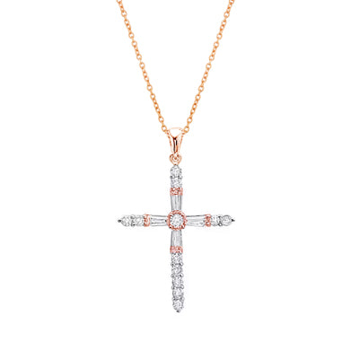 Diamondess CZ Cross necklace | 
Style: 444021903323