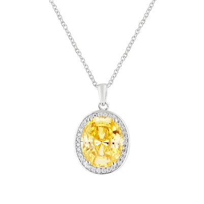 Diamondess Canary CZ Necklace | 
Style: 444021466246