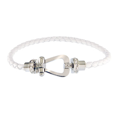 Pave Accent Leather Cable Bracelet | 
Style: 411033155540