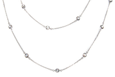 Diamondess CZ Station Necklace | Style: 433020129008