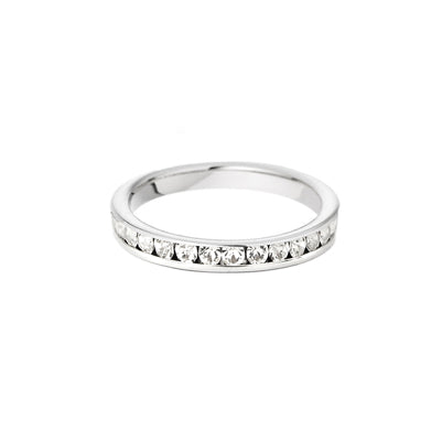 Silvertone & Clear CZ Ring | Style: 429042178551
