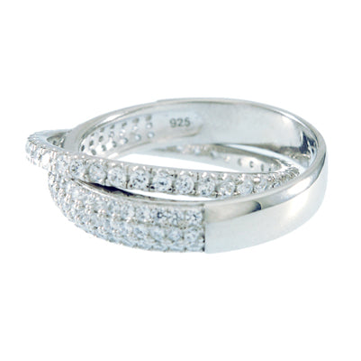 Diamondess CZ Intertwining Rings | Style: 433070149001