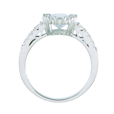 Diamondess Cushion Cut CZ Ring | Style: 433070156009
