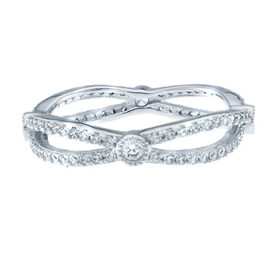 Diamondess Split Band CZ Ring | Style: 433070160013