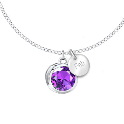 February Birthstone Necklace | Style: 436020271495