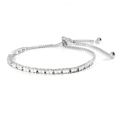 Sterling Silver Adjustable Tennis Bracelet | Style: 413031153602