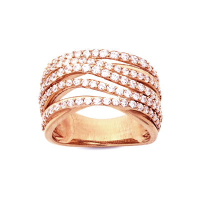 Diamondess Pave Wave Ring | 
Style: 444071353000