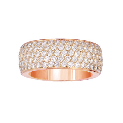 Diamondess 5 Row Pave Ring | Style: 444071355000
