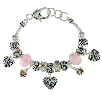 Hearts Charm Bracelet | Style: 411032145529