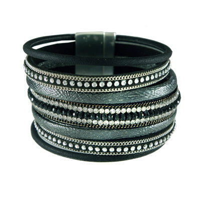 Leatherette Cuff Bracelet | Style: 411032131716