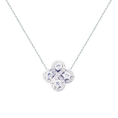 Diamondess Clover CZ Necklace | Style: 433021362152