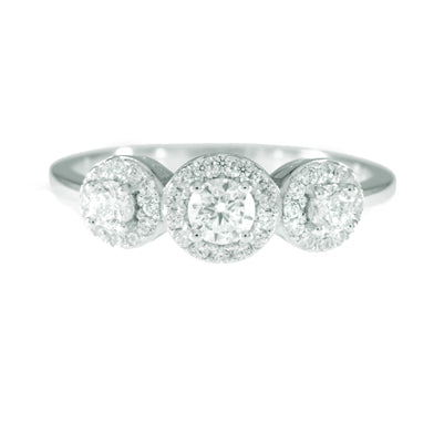 Diamondess Triple CZ w/Pave Ring | Style: 433071400000