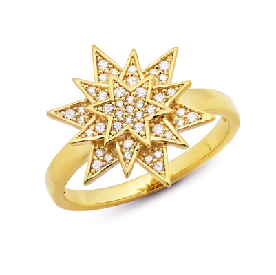 Diamondess Pave Star Ring | Style: 444071823000