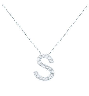 Diamondess Pave Initial S Necklace | Style: 444021275790