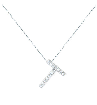 Diamondess Pave Initial T Necklace | Style: 444021276806