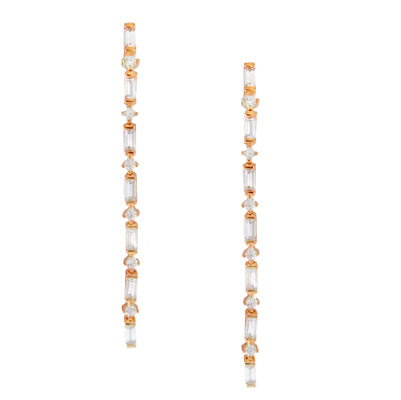 Diamondess Baguette CZ Earrings | Style: 444061299593