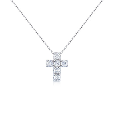 Diamondess CZ Cross Necklace | Style: 444021563094