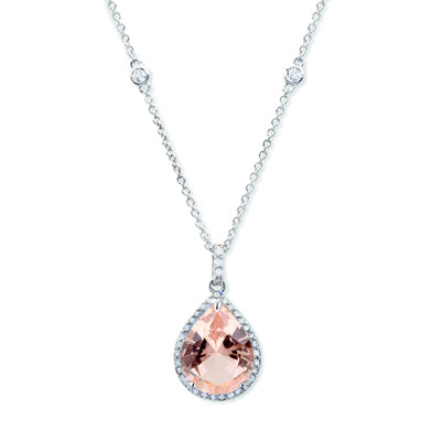 Diamondess Rose CZ Pendant Necklace | Style: 444021159724