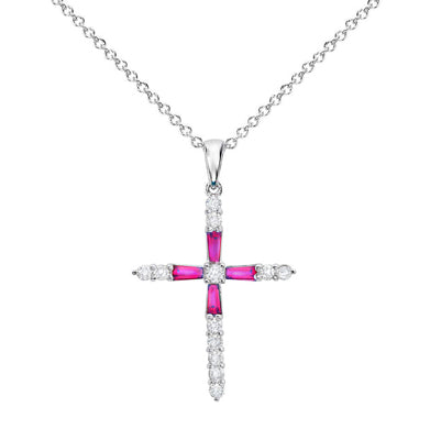 Diamondess CZ Cross Necklace | Style: 444021170493