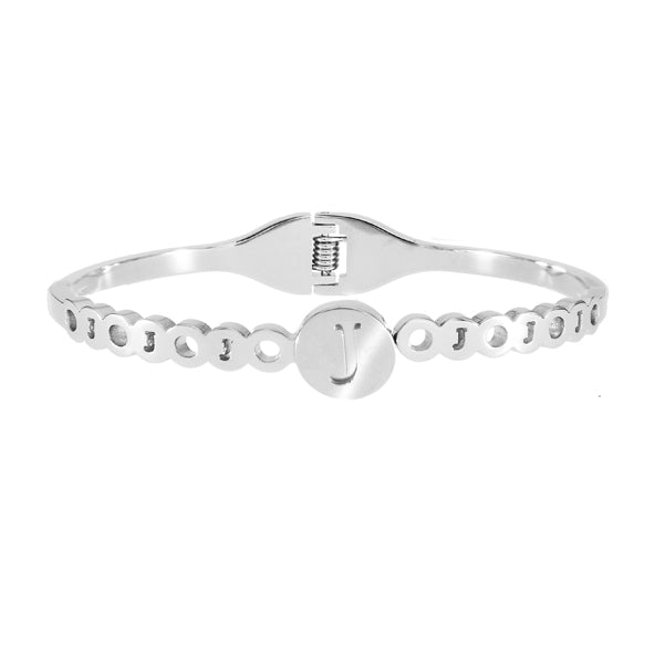 Initial J Stainless Bangle | Style: 411032509440